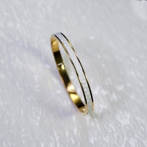 Metallic gold bright white