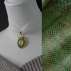 Golden vintage green