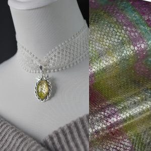 The color of the blue, yellow, and pink gradually changes